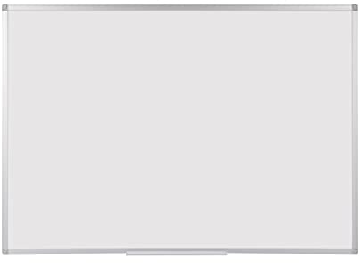 BoardsPlus - Magnetisches Whiteboard, Emaillierte Oberfläche - 105 x 75 cm - Magnettafel Mit Alurahmen Und Stifteablage