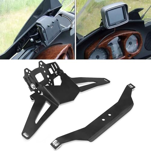 QJY-Motor Part-Store R1200RT Motorrad Navigationshalterung Halter | Für R1200RT R 1200 RT 2005-2009 Telefon Mobil GPS-Schwarz