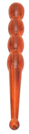 Bâton de Rouleau de Massage en Bois Redwood, Bois de Santal Massager Acupuncture Tige de Massage Acupuncture Point Rod Soins des Pieds Outil de Massage