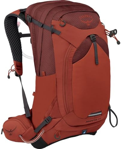 Osprey Manta 24L Men's Hiking Backpack with Hydraulics Reservoir, Oak Leaf Orange