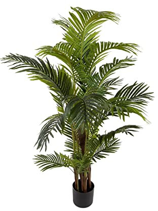 MY GARDEN Pianta Artificiale per Interno o Esterno, Pianta Kenzia Areca Artificiale Decorativa, Pianta Finta Soggiorno Camera Cucina Salotto Ufficio (170 cm)