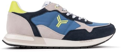 Yumas Zapatilla Sneaker TAMESIS Jeans para Hombre con Cierre de Cordoneras. Talla 45