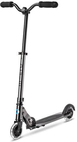 Micro Mobility Scooter Micro Sprite LED neochrome Black aus Aluminium in der Farbe Schwarz, ab 5 Jahren, SA0243