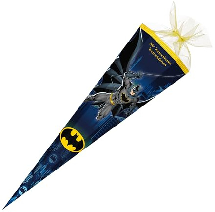 Schultüte mit Gravur / Zuckertüte / 85cm / eckig / Batman