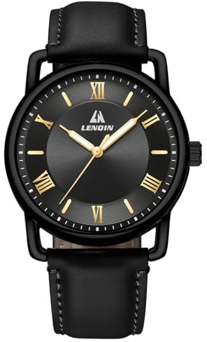 LN LENQIN Herrenuhren wasserdichte Militäruhr für Herren mit bequemen Armbändern Lässige Sportuhr