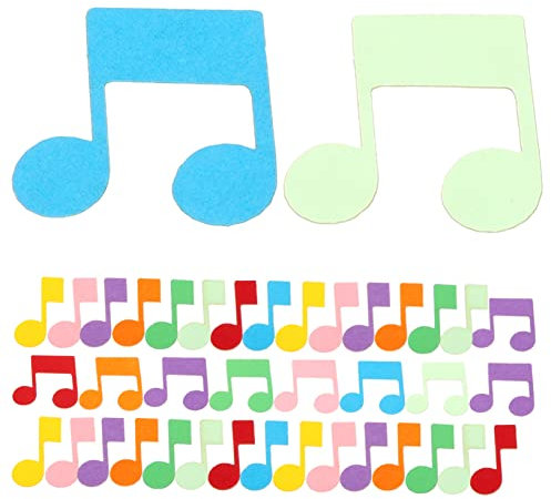 HOLIDYOYO 200pcs Musik Hinweis Decor Streuen Musik Partei Liefert Hochzeit Tisch Streuen