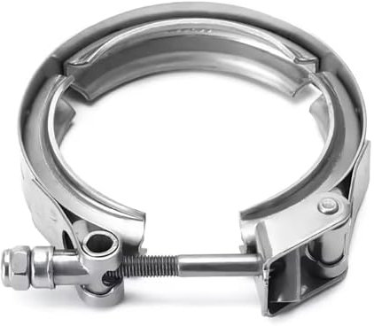 YINLUCK 304 Stainless Steel 1.5-6 Inch Quick Release V Band Clamp Turbo Exhaust Pipe V Clamp - Clip Only, Flange Not Included(2.5 inch)