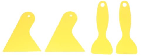 TOPBATHY 4pezzi Raschietto Per Pellicola Auto Tergivetro Per Pellicola Auto Strumento Per Avvolgere Adesivi Per Raschietto Per Vinile Tergivetro Per Decalcomanie Per Finestre