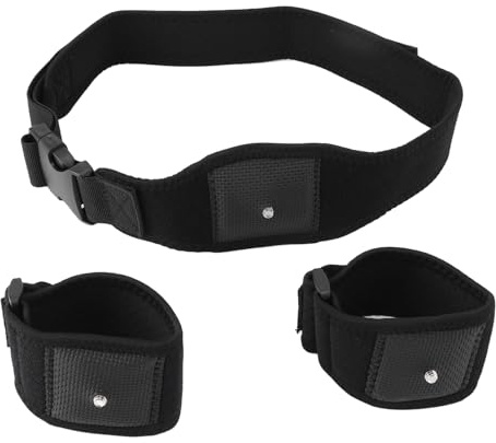 VR Tracker-bälte Justerbar helkroppsspårningsrem Handledsremmar för virtuell verklighet Uppslukande spelupplevelse med polyesterfibermaterial Inkluderar 1 midjebälte och 2