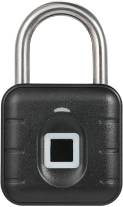 Cadenas intelligent à empreintes digitales avec contrôle par application, 10 groupes, étanche, serrure électronique sans clé pour une utilisation en intérieur et en extérieur