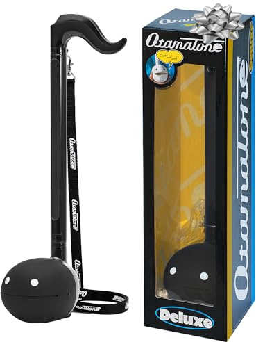 Otamatone Deluxe [Japanese Edition] Electronic Musical Instrument Portable Synthesizer from Japan by Cube/Maywa Denki, Black