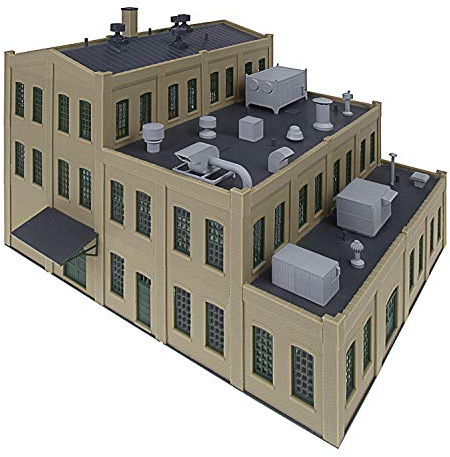 Walthers Cornerstone 933-3286 HO - Kit de Detalles de Techo a Escala HO 1:160 N, Gris