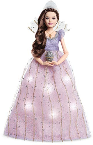 Barbie FRN75 - Signature Disney Le Casse-noisette et les quatre royaumes Claras Robe lumineuse Poupée