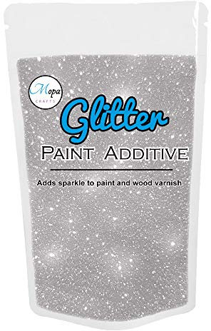 Additivo in glitter per vernice a emulsione e malta, 100 g Argento