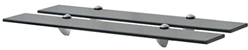 vidaXL Schweberegale 2 STK. Glas 70x20 cm 8 mm