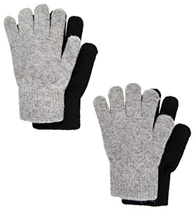 Celavi Unisex Kinder Magic Gloves Handschuhe, Grau, 7 EU