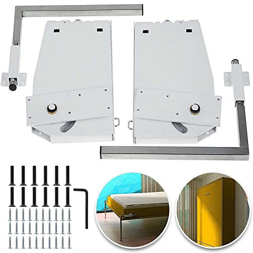 TMXKOOK Wallbettfedern Mechanismus Hardware Kit Murphy Montageswand Heavy Duty Support DIY Fr King Queen Bett