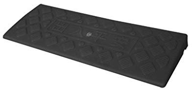 ANSNOW Schwarzes Kunststoff-Uphill-Pad, Leicht Zu Transportieren, Rollstuhlrampen, Garage, Auto, Bordsteinrampen, Höhe: 3–11 Cm, Hunderampen/Schwarz/40 * 15 * 3Cm