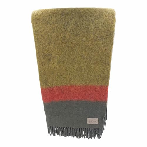 Somma - COSMO, PLAID IN LANA CON FRANGE. Disponibile in tre colori - 1643152 - SOTTOBOSCO