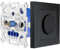 proventa LED Dimmer Phasenabschnitt 250W mit Design-Abdeckung schwarz matt