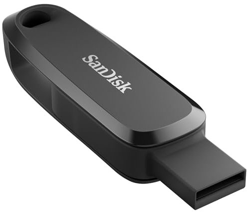SanDisk Phone Drive 512GB USB Flash Drive (2-in-1 Phone storage, Reversible Type-C & Type-A connectors, For Smartphones, Tablets, Mac, Computers, Automatic Backup, Rescue PRO Deluxe) Black