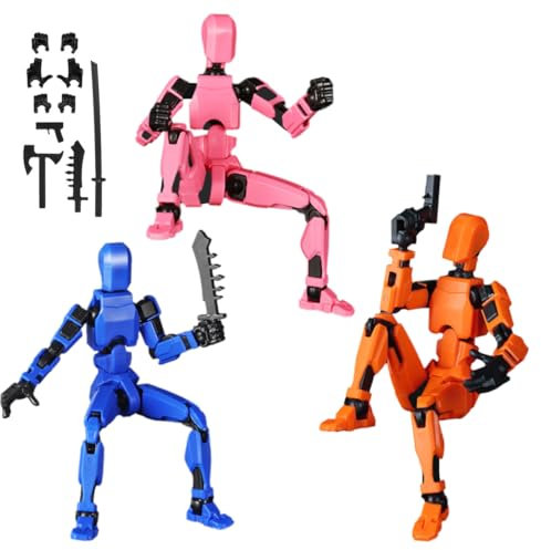 HQRKOTM 3pcs T13 figurine articulée set,figurines d'action Titan 13, décorants de bureau pour les amateurs de jeu Toys