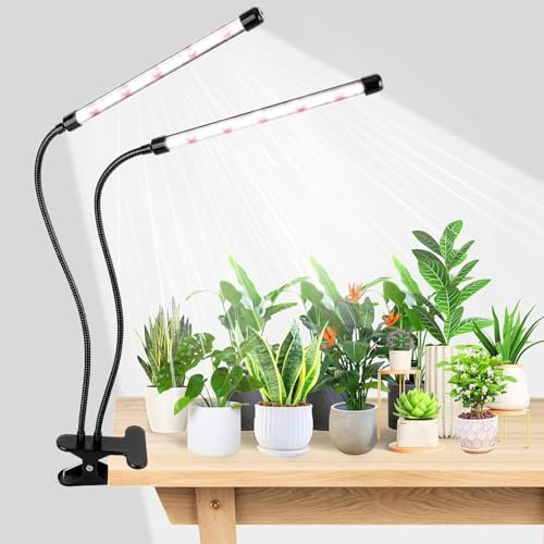 MUETKNYE Grow Light 6500K Full Spectrum Plant Grow Lights 84 LED Plant Light with Clip Grow Lamp for Indoor Plants Growing Lamps