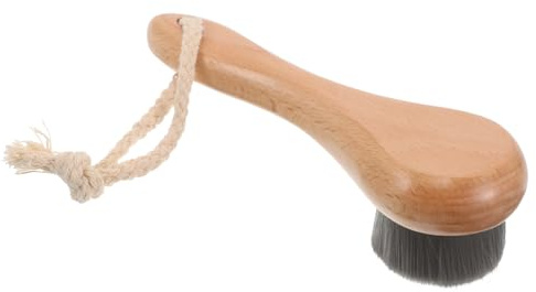 Healeved Gesichtsbürste Mit Langem Griff Für Sanfte Hautreinigung Und Peeling Aus Weichen Borsten Für Gründliche Reinigung Und Pflege