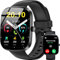 OUKITEL Montre Connectée Homme Femme,1.91 HD Smartwatch avec Appels Bluetooth,140+ Sportifs Modes Montre,Moniteur Sommeil,Fréquence Cardiaque,Podomètre,Étanche IP68,Montre Homme pour Android iOS Noir