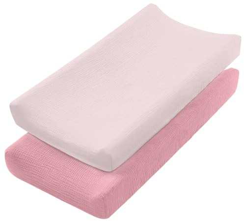Zkydhbd 2pcs Baby Windelwechseltierhülsen Wiederverwendbare Windelwechslerabdeckungen Weiche Und Atmungsaktive Windelpolstere Saited Sheets Baby Windel Wechseln