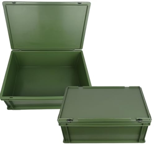 BWuM Original Bundeswehr stapellåda med lock 53 l (medium)