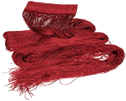 HomeMaison HM69807872 Rideau à Fils Spaghetti Bordeaux 90 x 240 cm