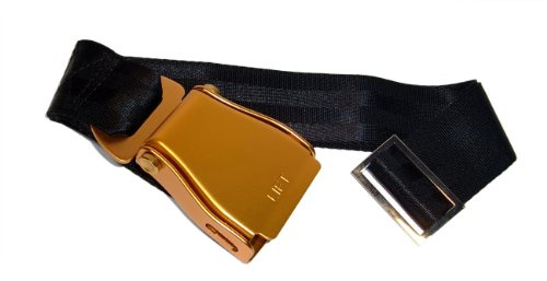 Skybelt Flugzeuggürtel Gold/Schwarz