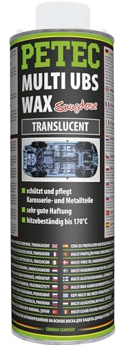 PETEC Multi UBS Wax Auto Hohlraumversiegelung 1L Wachs transparent. Steinschlagschutz Korrosionsschutz Saugdose Hohlraumwachs 73410