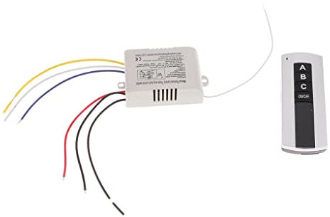 Interrupteur Mural et télécommande 3 Voies en 1 220 v-240 v lumière sans Fil numérique