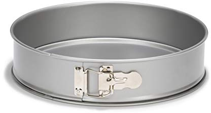 patisse 03612, Moule à Manqué, Moule à Pâtisserie Rond à Charnière, Acier revêtu anti adhésif Silver Top, Ø 22 x 6.5 cm, Gris argenté