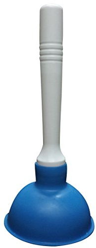 Condello Casa Pömpel Saugglocke Abfluss Kolben Büster WC Stößel Pümpel Sauger Stampfer Bagger Reiniger für Bad Toilette, Küche Waschbecken, Blau