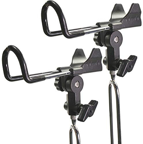 2 x Rutenhalter 360° Verstellbar Hallter für Angelruten Edelstahl Stark und Stabil Nue Version