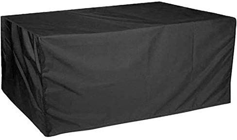 ZGQ Gartenmöbel Abdeckung 80x80x80cm, Wasserdichtes Schutzhülle für Garten, Abdeckhaube Schutzhülle Abdeckplane, Freien Tisch Stuhl Gerät staubdicht wasserdichtes Schutz-Schwarz Oxford Cloth,Black