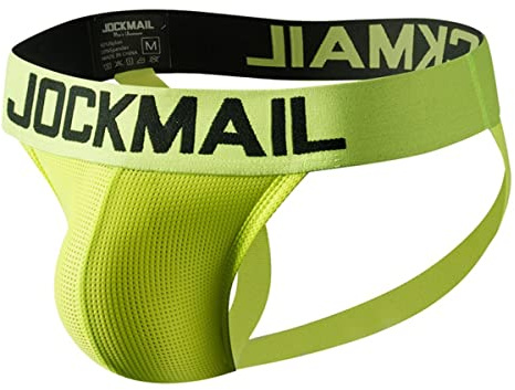 JOCKMAIL Slips Calzoncillos de Hombre Ropa Interior Atlético Soporte Arcoíris Deporte Suspensorio para Gimnasia