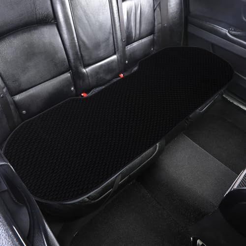 ZATOOTO Sitzschoner Auto Rückbank, Gegen Schwitzen Sitzauflage Hiten | 131 x 50 cm, Schwarz, Anti Rutsch, Atmungsaktiv, Universal Autositzschoner, Einfache Montage, Abriebfest & Fleckensicher