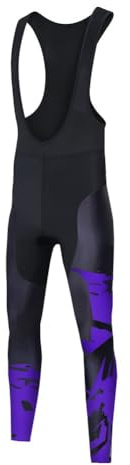 Ugly Frog Salopette Termica Lunga per Ciclismo Uomo con 20D Gel Imbottita Cuscino per Inverno RKMY01