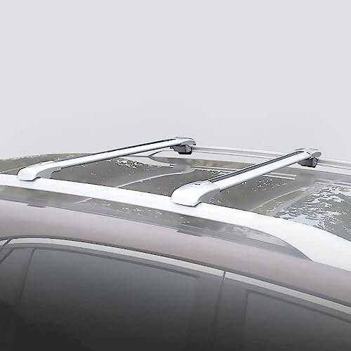 Set Of 2 Aluminium Roof Bars for Dacia Duster 2018 2019, Roof Bar To Fit Cars with Running Rails, Roof Rack Cross Bars Luggage Transportation