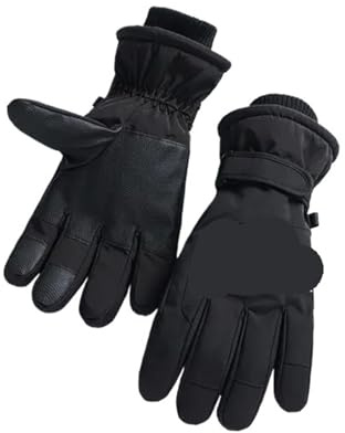 LFFAVHFK Golfhandschuhe 1 Paar Golf Handschuh männer Frauen Winter Samt Verdickt Outdoor Radfahren Elektrische Auto Winddicht wasserdichte Warme Handschuhe(Black,Men)