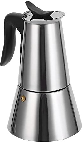 Walmeck Caffettiera Elettrica in Acciaio Inossidabile Bollitore Forniture da Cucina Affidabili e Sicure
