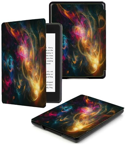 Étui pour Kindle Paperwhite 11e Génération 2021 & Signature Edition Léger,avec Fonction Auto Sleep/Wake,Non Compatible avec d'autres Liseuses Électroniques,Couleur Lignes Décalées