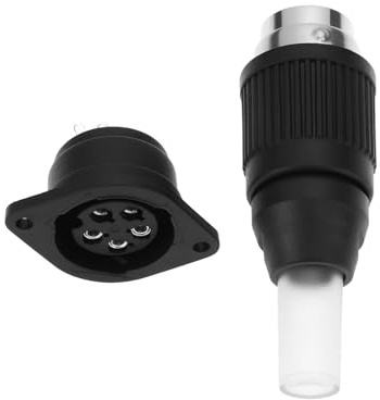 EMSea 1 jeu de connecteurs de câble de commande à 5 broches compatibles avec les machines de soudage TIG pour la connexion