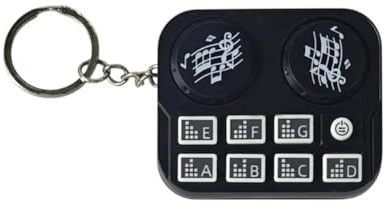 Fangxuee Mini Musical con Máquina de DJ, Divertido y Luminoso Juguete con Sonido, para Coche, Bolso Colgante, Mochila, Decoración.