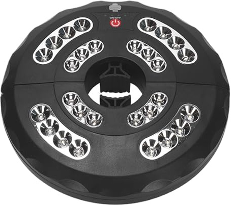Hitburu Luces Exteriores Bajo Paraguas | Luces sin Cable para Sombrilla,3 Modos Ajustables Resistente Al Agua Recargable Lámpara Para Jardín Piscina Patio Exterior Camping Barbacoas Reuniones