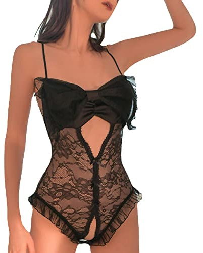 Calze Autoreggenti Sexy per Sesso Body Stockings Ladies Lace Princess Wind Pure Desire Senior Sexy New Bow Suit Biancheria Intima Completo Donna Autoreggenti Donna Hot